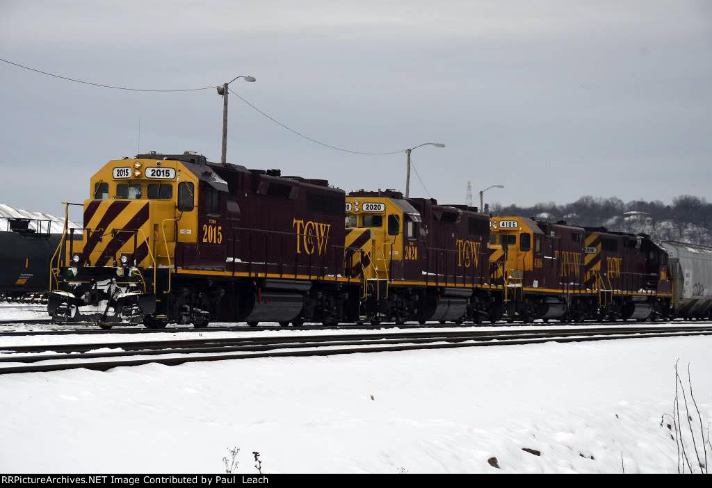 Interchange run eases east in Belt Yard